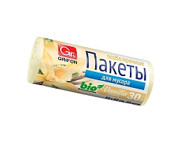 Мешки для мусора 30 л, ароматизированные, Ваниль, бежевые, в рулоне 20 шт., ПНД, 9 мкм, 560х530 мм, GRIFON Aroma, 101-020 V в Обнинске Мешки для мусора 30 л, ароматизированные, Ваниль, бежевые, в рулоне 20 шт., ПНД, 9 мкм, 560х530 мм, GRIFON Aroma, 101-020 V в Обнинске