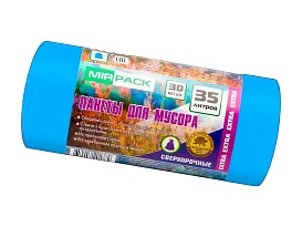 Мешки для мусора 35 л, ароматизированные, синие, в рулоне 30 шт., ПНД, 12 мкм, 640х500 мм, EXTRA, 3530661 в Обнинске Мешки для мусора 35 л, ароматизированные, синие, в рулоне 30 шт., ПНД, 12 мкм, 640х500 мм, EXTRA, 3530661 в Обнинске