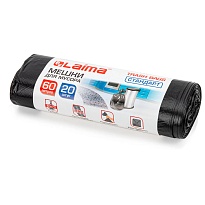 Мешки для мусора 60 л, черные, в рулоне 20 шт., ПНД, 10 мкм, 700х600 мм, LAIMA, 601381 в Обнинске Мешки для мусора 60 л, черные, в рулоне 20 шт., ПНД, 10 мкм, 700х600 мм, LAIMA, 601381 в Обнинске