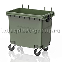 Мусорный контейнер 770 л зеленый без крышки 770 зеленый в Обнинске