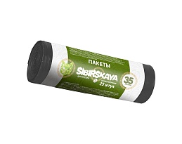 Мешки для мусора 30 л, черные, в рулоне 25 шт., ПНД, 7 мкм, 580х480 мм, SIBIRSKAYA, 101-003 S в Обнинске Мешки для мусора 30 л, черные, в рулоне 25 шт., ПНД, 7 мкм, 580х480 мм, SIBIRSKAYA, 101-003 S в Обнинске