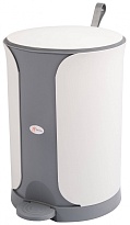 Контейнер для мусора Sтилъ с педалью 18 л серый 18 серый в Обнинске Контейнер для мусора Sтилъ с педалью 18 л серый 18 серый в Обнинске