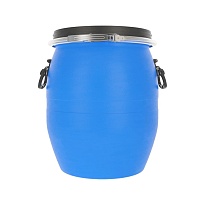 Бочка пластиковая 48 л с хомутом в Обнинске Бочка пластиковая 48 л с хомутом в Обнинске