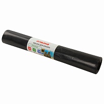 Мешки для мусора 240 л, черные, в рулоне 10 шт., ПВД 50 мкм, 1400х900 мм, LAIMA, 605337 в Обнинске