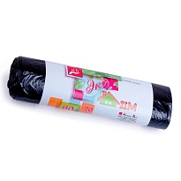 Мешки для мусора 60 л, черные, в рулоне 20 шт., ПНД, 7 мкм, 700х600 мм, Концепция Быта ЭкоДом, 601349 в Обнинске Мешки для мусора 60 л, черные, в рулоне 20 шт., ПНД, 7 мкм, 700х600 мм, Концепция Быта ЭкоДом, 601349 в Обнинске