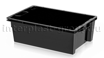 Ящик универсальный для овощей, фруктов и хлеба сплошной черный в Обнинске