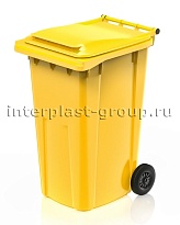 Контейнер для мусора 240 л желтый облегченный 240 желтый в Обнинске