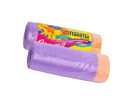 Мешки для мусора 35 л, ароматизированные, Лаванда, сиреневые, в рулоне 10 шт., ПНД, 12 мкм, 560х530 мм, GRIFON Aroma, 101-080 La в Обнинске Мешки для мусора 35 л, ароматизированные, Лаванда, сиреневые, в рулоне 10 шт., ПНД, 12 мкм, 560х530 мм, GRIFON Aroma, 101-080 La в Обнинске