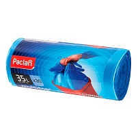 Мешки для мусора 35 л, с ушками, синие, в рулоне 30 шт., ПНД, 10,5 мкм, 640х500 мм, PACLAN Multitop, 600819 в Обнинске Мешки для мусора 35 л, с ушками, синие, в рулоне 30 шт., ПНД, 10,5 мкм, 640х500 мм, PACLAN Multitop, 600819 в Обнинске