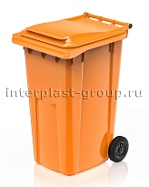 Контейнер для мусора 240 л оранжевый облегченный 240 оранжевый в Обнинске Контейнер для мусора 240 л оранжевый облегченный 240 оранжевый в Обнинске