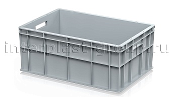 Ящик для молока, мяса, овощей и фруктов сплошной серый в Обнинске