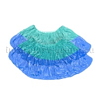 Бахилы бирюзово-синие 1000 шт (500 пар), 64 мкм, двойная подошва, двойная резинка, Особопрочные+ в Обнинске