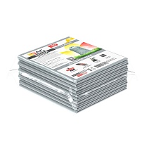 Мешки для мусора 160 л, светло-серые, в пачке 10 шт., ПВД, 40 мкм, 900х1100 мм, i-Bag в Обнинске